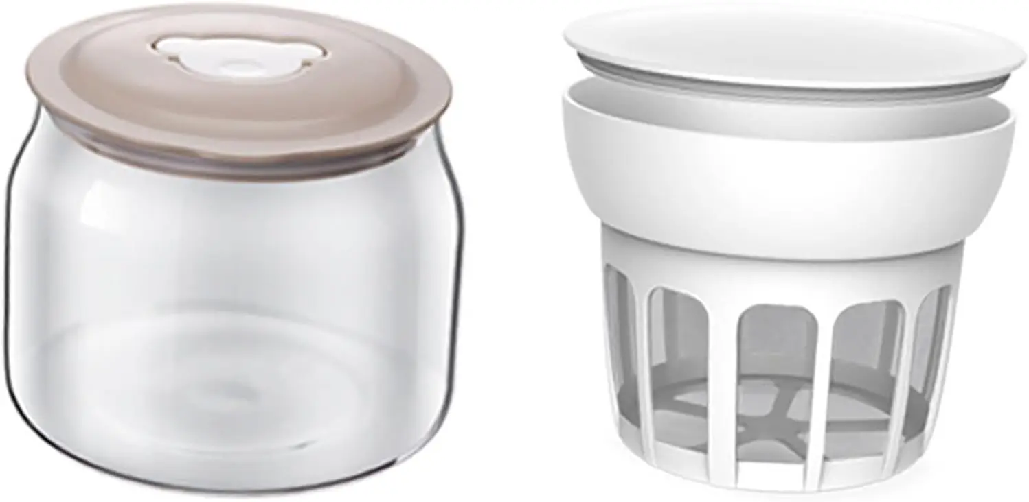 

Yogurt Filter, Yogurt Mesh Strainer Basket, Yogurt Mesh Strainer, Milk Strainer, Whey Separator for Filtering Thick Yogu