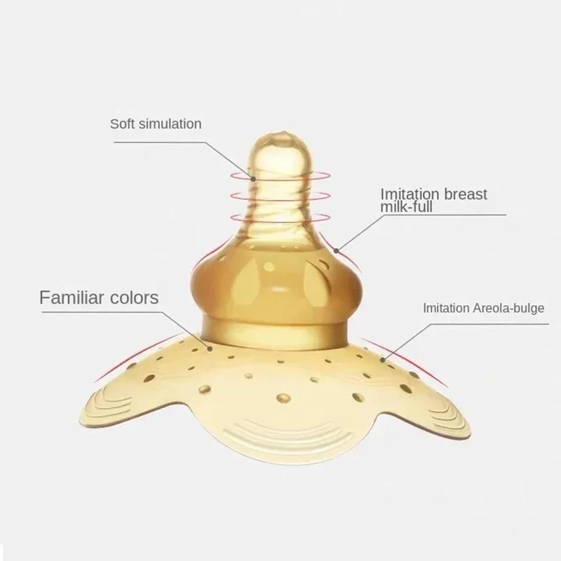 Silicone Nipple Protector Breastfeeding Mother Protection Shields Milk Cover Popular Milk Nipple Anti-overflow Breast Pad