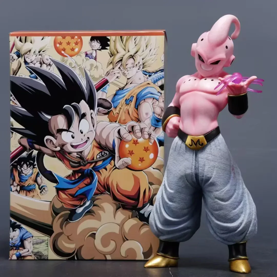 

Cute Anime Dragon Ball Z Super Saiyan Buu Battle Ver. PVC Action Figure Statue Collection Model Kids Toys Doll