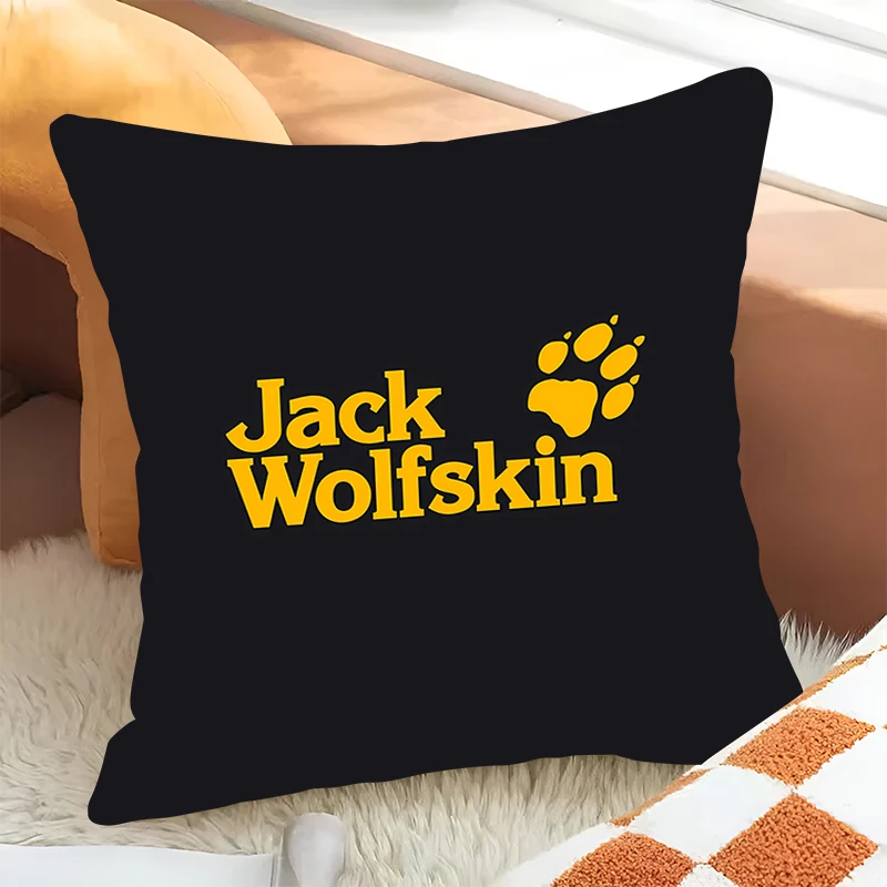 50x50cm Pillows Cover Sofa Home Decoration Jack W-Wolfskins Pillowcase Decor Double-sided Printing Short Plush Cushion Covers