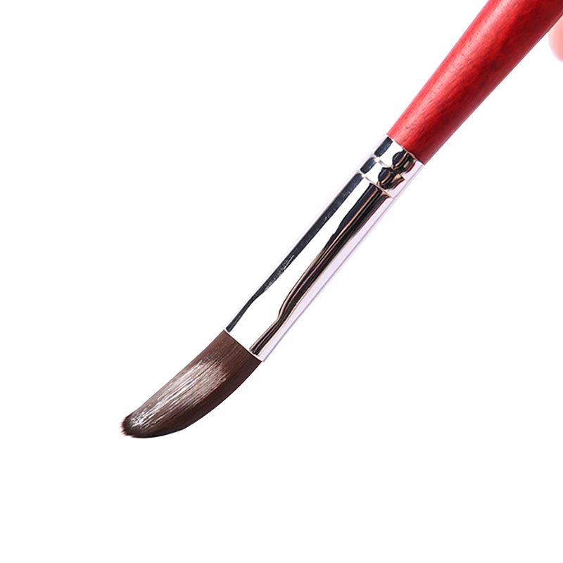 Nail Art Pinsel Holzgriff Nail Art Nerz Pinsel Gel Builder Nagel Werkzeuge Maniküre Pinsel Zeichenwerkzeuge Nagel Salon Größe 4-22