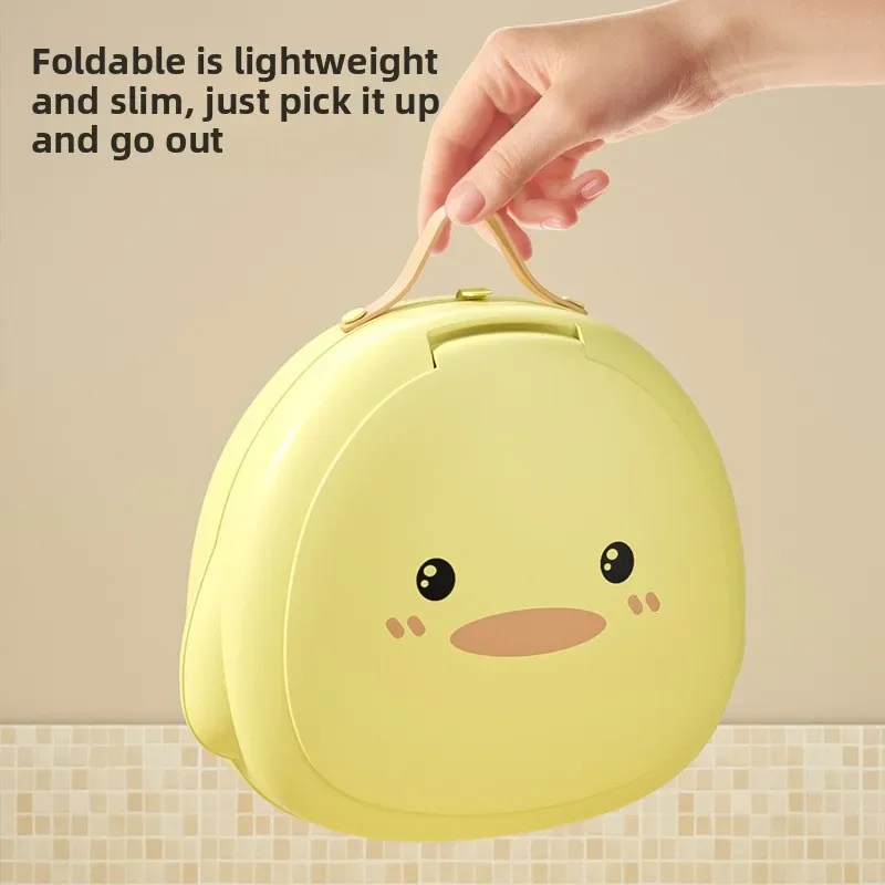 Toilettes portables pliantes pour enfants, pot pliable pour voiture, Camping, salle de bain intérieure et extérieure pour bébés et enfants