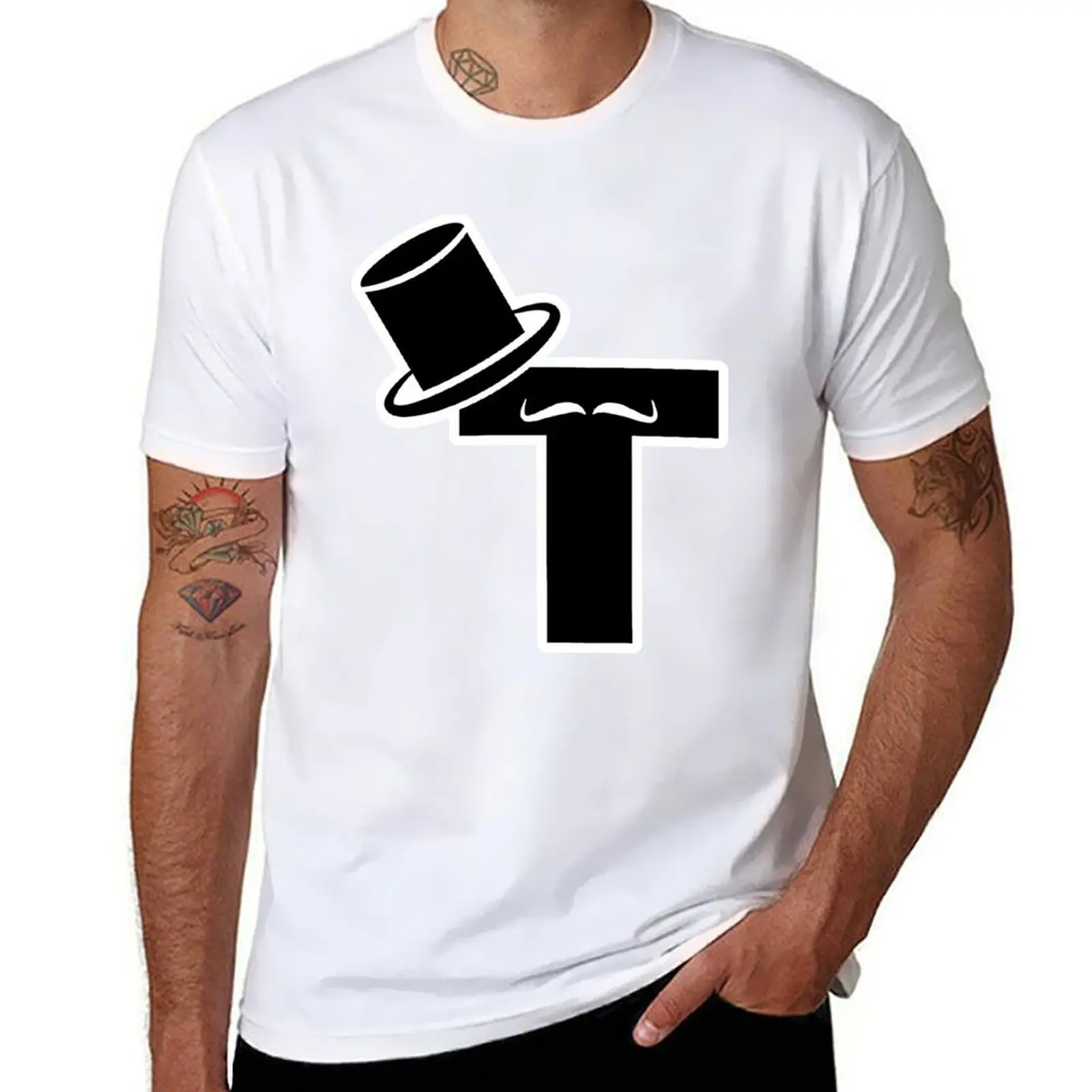 

Mr Top Hat T T-Shirt graphic t shirts for man cotton t shirts man 100% T-Shirt