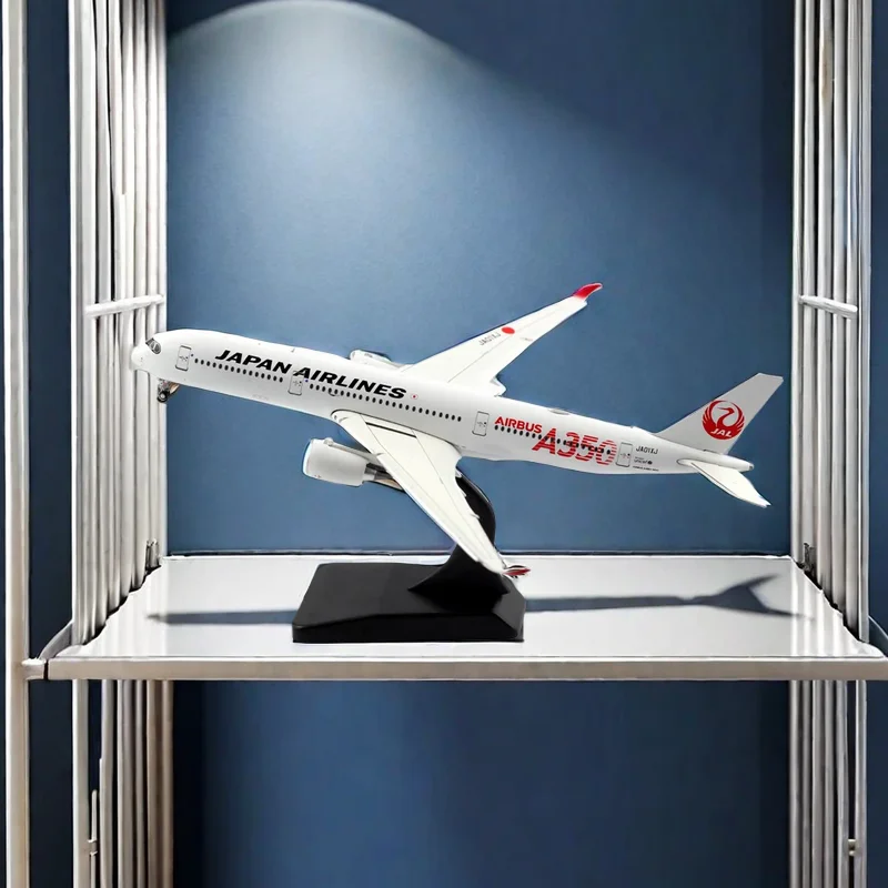 2024Hot Sale 1:400 Scale Japan Airlines A350-900 Airlines Model with Base Alloy Aircraft for Collectible Souvenir Show Gift Toys