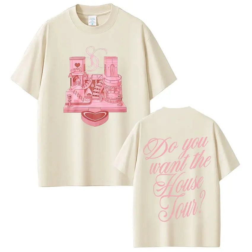 هل تريد جولة البيت سابرينا نجار خمر قميص مطبوع الرجال النساء تي شيرتات على الموضة المتضخم تي شيرت غير رسمي مروحة الهدايا #1