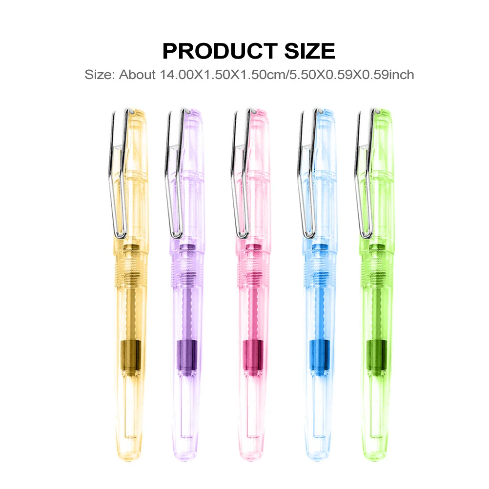 5 pcs Soft Tip Calligraphy Brush Pens Refillable Water Color Brush Pen For Kids Students Artists Chinese Calligraphy Practice