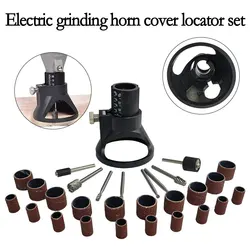 11pc Set di strumenti di localizzazione della copertura del corno di molatura elettrica 29pc File rotante Trapano elicoidale Foratura Strumento accessorio per anello di molatura elettrico