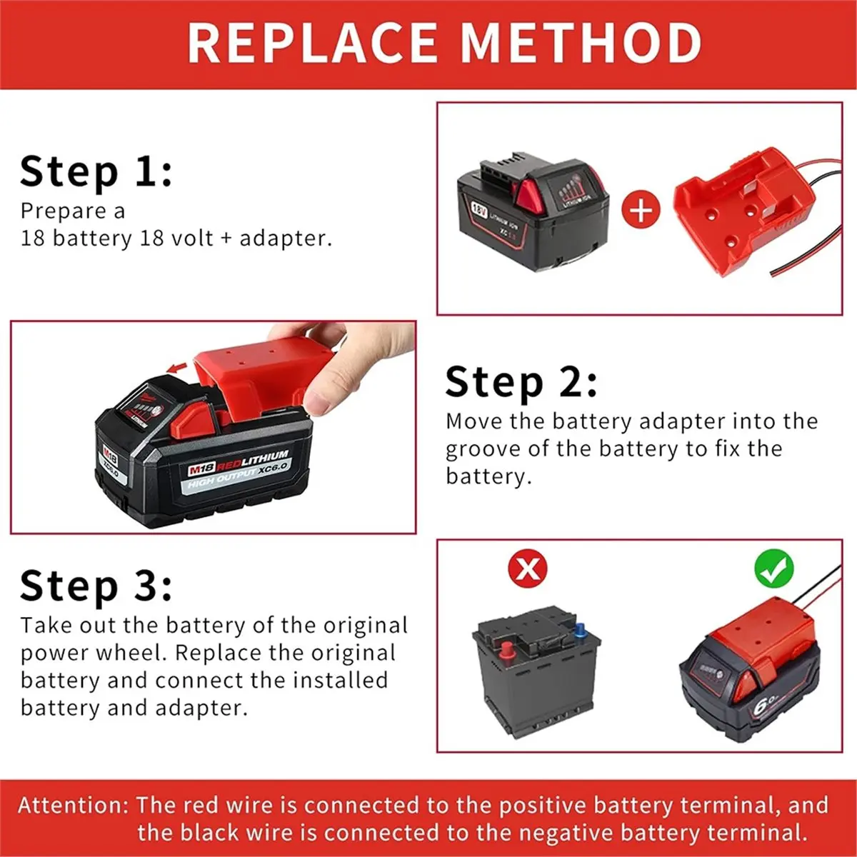 DT57 LATEST MODEL 2-Pack Adapter for Battery 18V, High-Quality Robotics DIY Connector