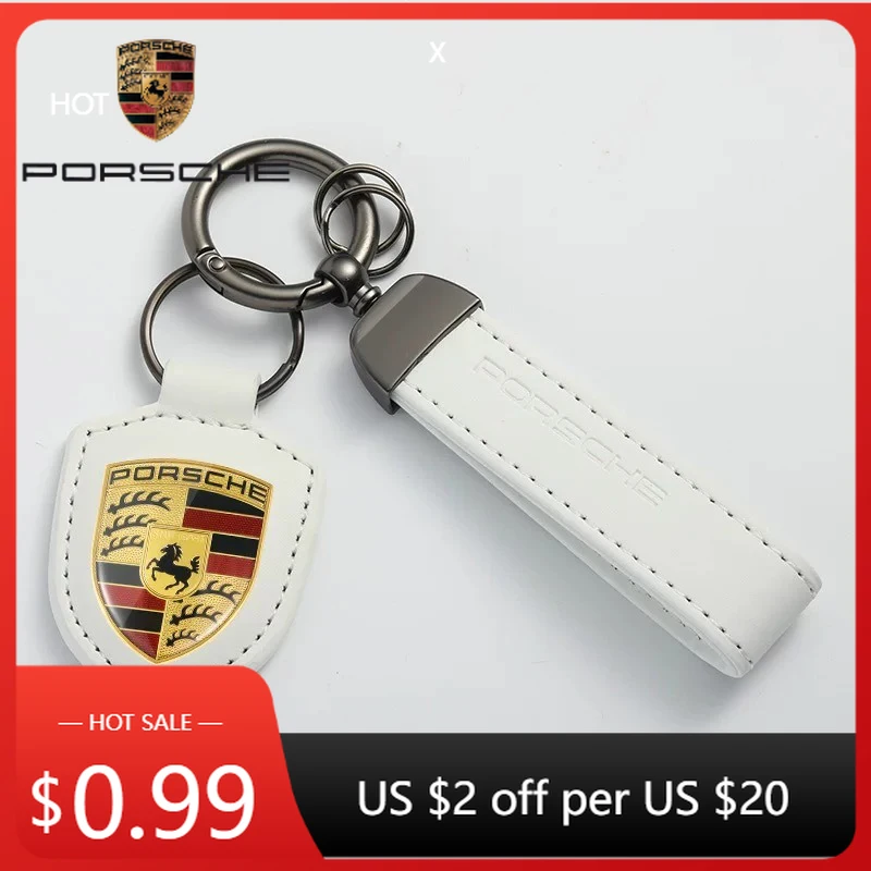 

Car Sticker For Porsche Cayman Cayenne 911 Macan Fashion Leather For Porsche Cayenne Panamera Macan 911 Taycan Boxster Cayman 9