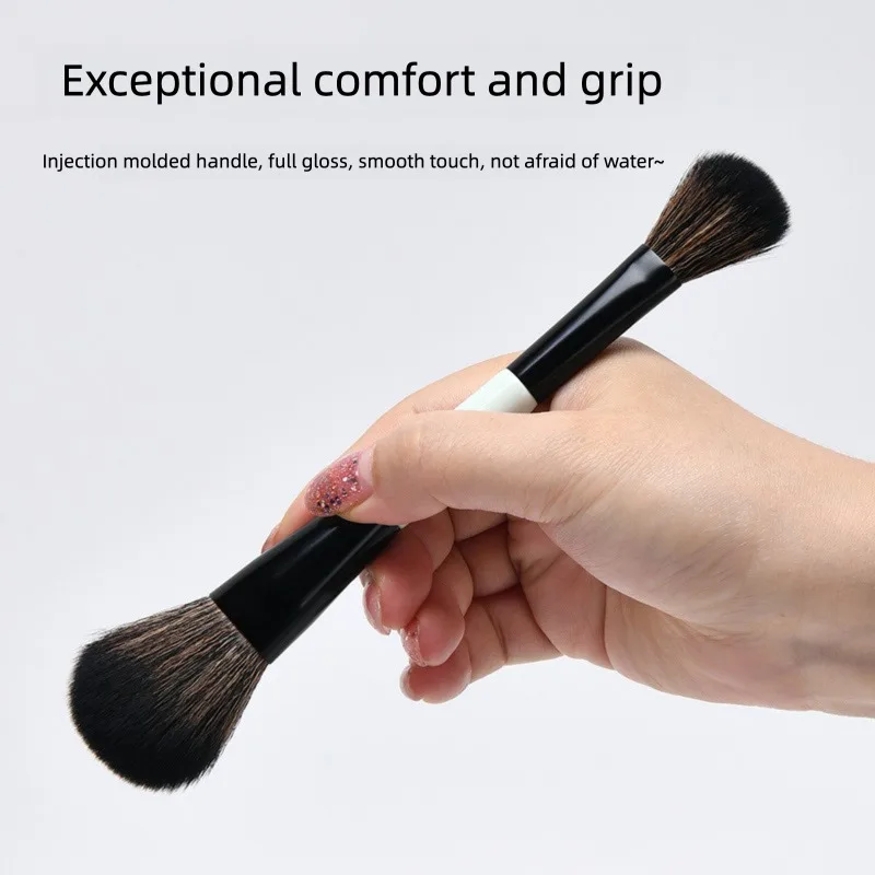 Dual-Ended Make-Up Kwasten Set 11 Stuks Met Foundation Brush Contour Borstel Voor Blush Oogschaduw Concealer Blending Kit