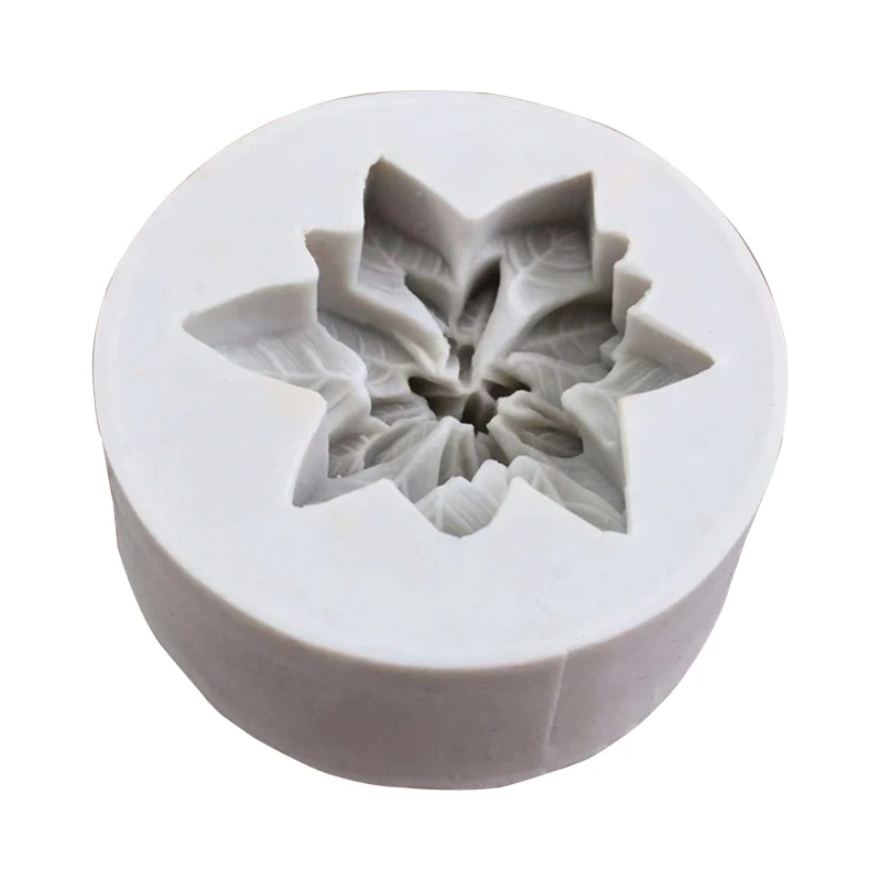 

Chocolate Candy Sugar Craft Gum Paste Mold Cake Decorating Tools Art Little Holly Leaf Shape Silicone Mold Kitchen DropShipping