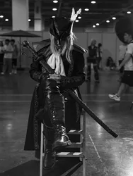 Bloodborne Cosplay hunter Astral Clocktower Lady Maria Costume Coat cloak hat shoe cover gloves high-quality Halloween uniform