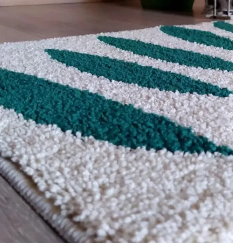 40x60 سنتيمتر 50x80 سنتيمتر الحمام السجاد اضافية لينة الأخضر كبير حمام حصيرة عدم الانزلاق آلة قابل للغسل ثلاثية الأبعاد معنقدة لطيف ورقة البساط سوبر ماصة