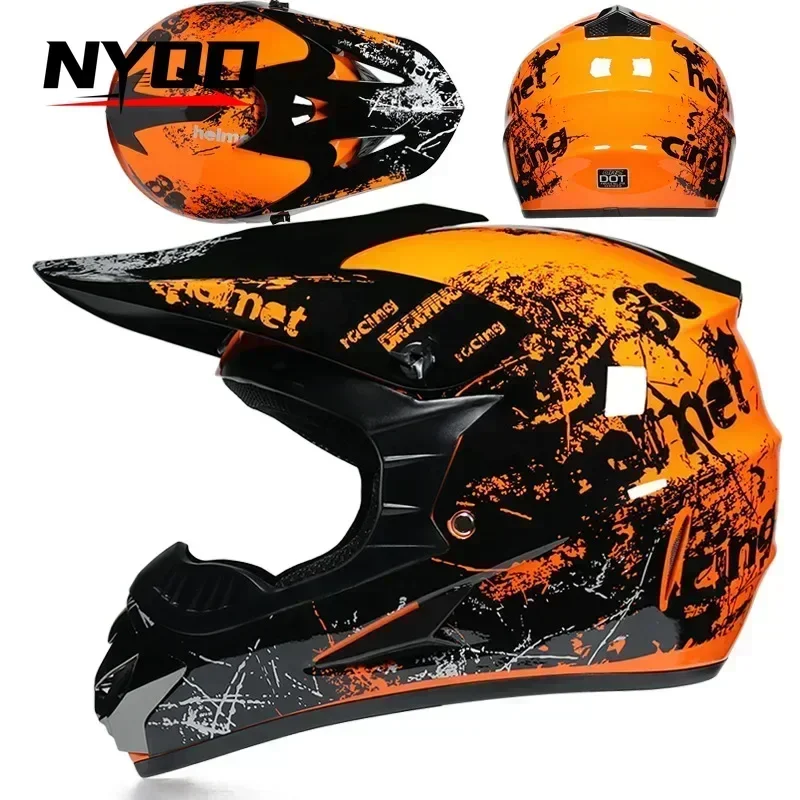 Star Cartoon Capacete para Crianças, Corrida de Motocicletas, Bicicleta, ATV, Dirt Bike, Downhill Cross, Motocross, Mais novos