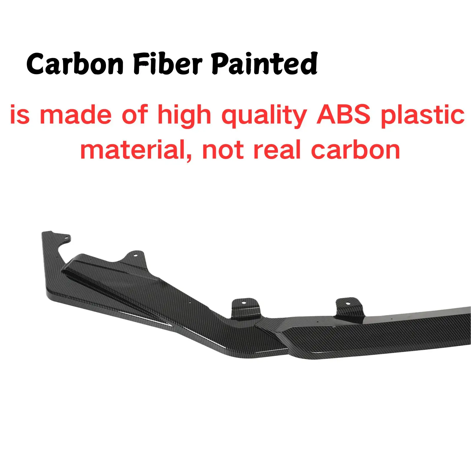 Voor Lexus GS F-Sport 2012-2015 Voorbumper Lip Mat Zwart Glanzend Zwart Koolstofvezel Geschilderd Auto accessoires Body Kit Plastic