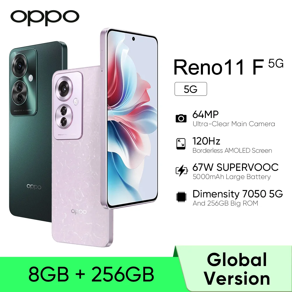 Global Version OPPO Reno11 F 5G Smartphone 6.7