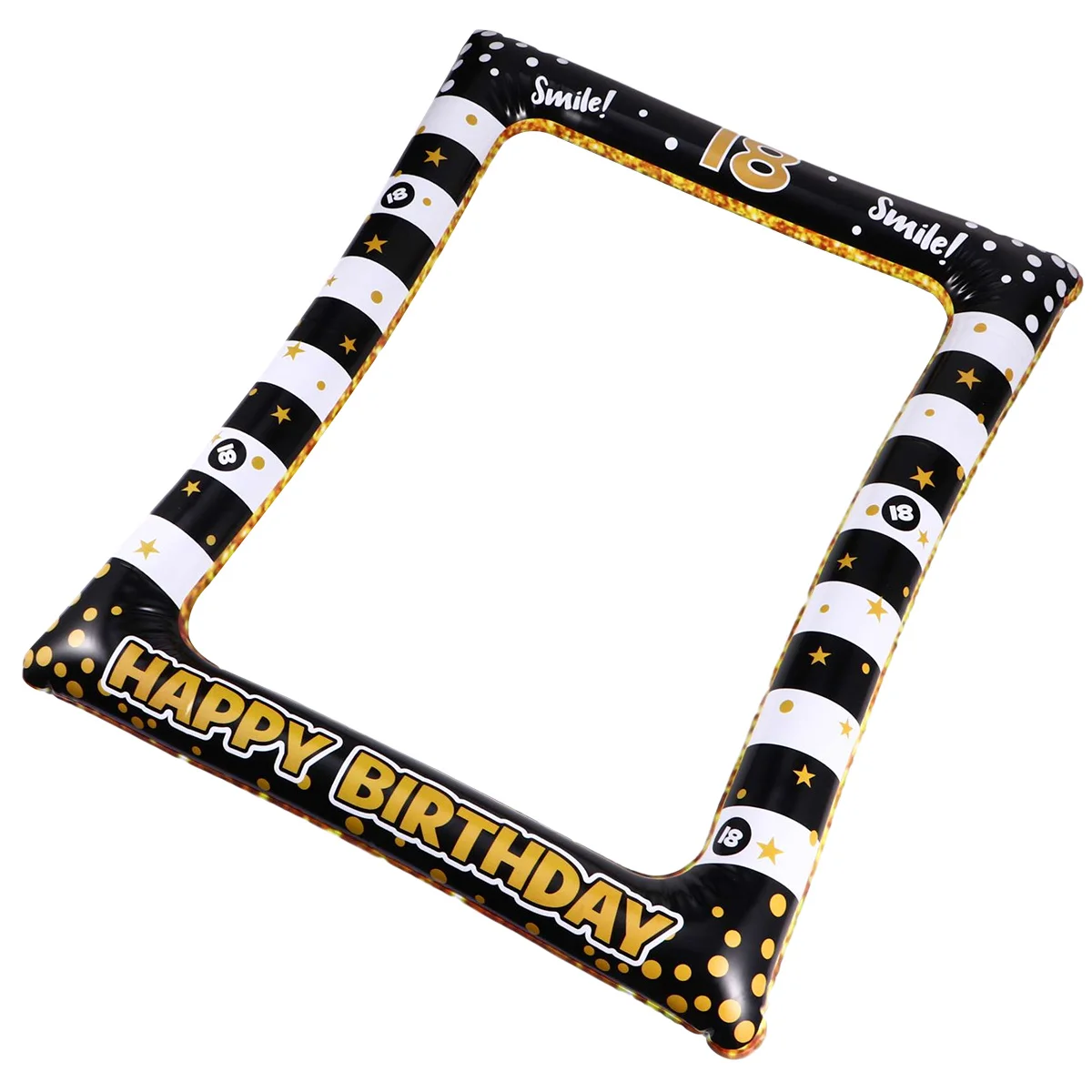 

1Pcs Birthday Inflatable Photo Frame PVC Party Prop Creative Themed Decor for Birthday Festival Event Photo Booth Accessory