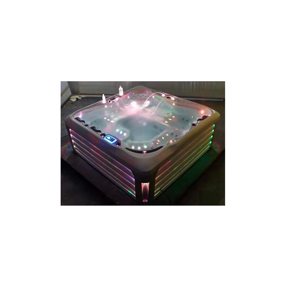 Factory Cost-effective without chemical Chlorine outdoor hot tub spa hotub 2310*2310*890mm