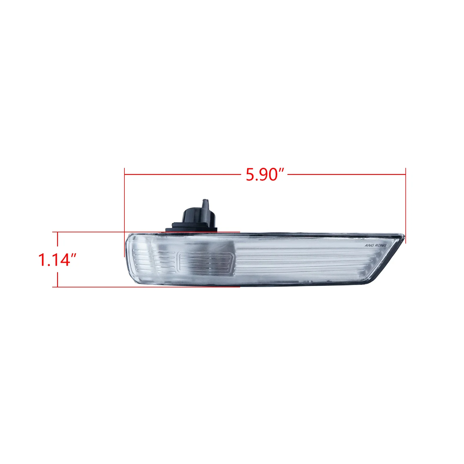 ANGRONG US Pair L&R Side Wing Door Mirror Turn Signal Light For Ford Focus MK2 MK3 2008-2017 Mondeo MK4 2010-2014 No Bulbs view 4