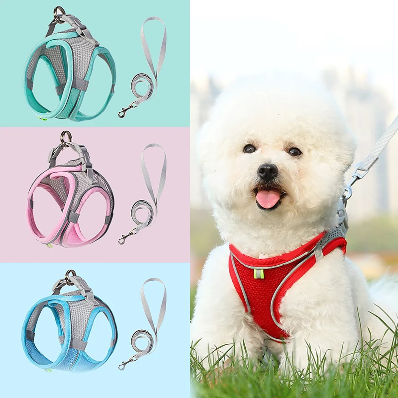 Nuevo cinturón para arnés de pecho para perros pequeños Harnait arnés para perros grandes raza pequeña CXQ03