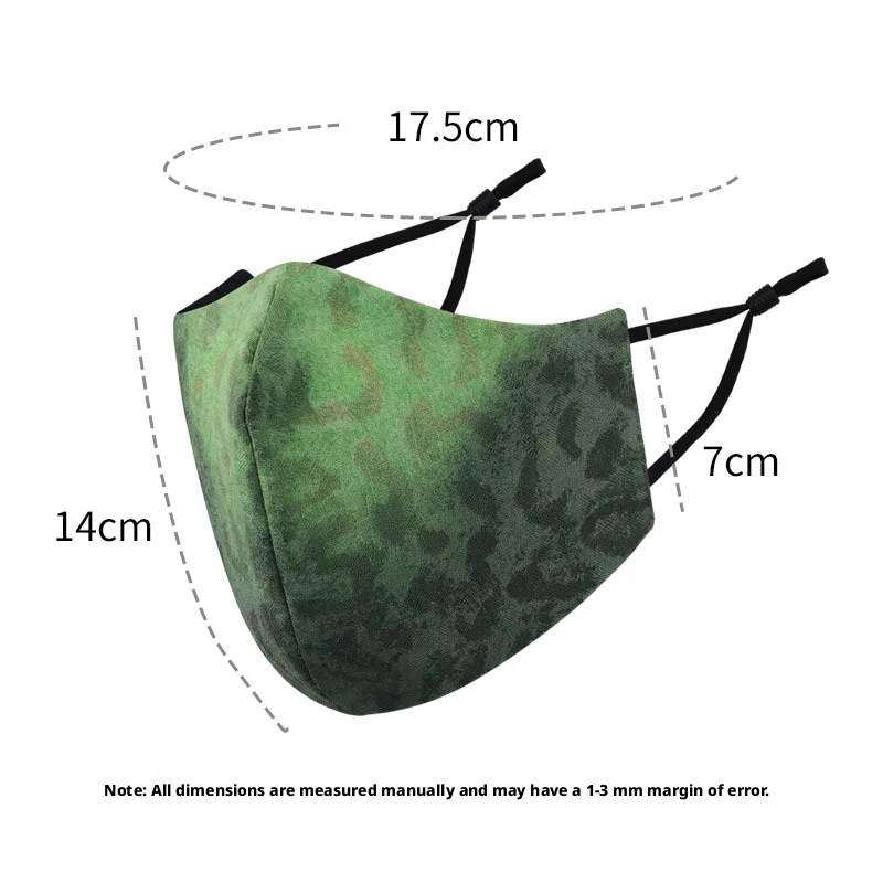 Thermochromic color-changing mask for outdoor sports, unisex, breathable, color-changing, ear-hanging mask