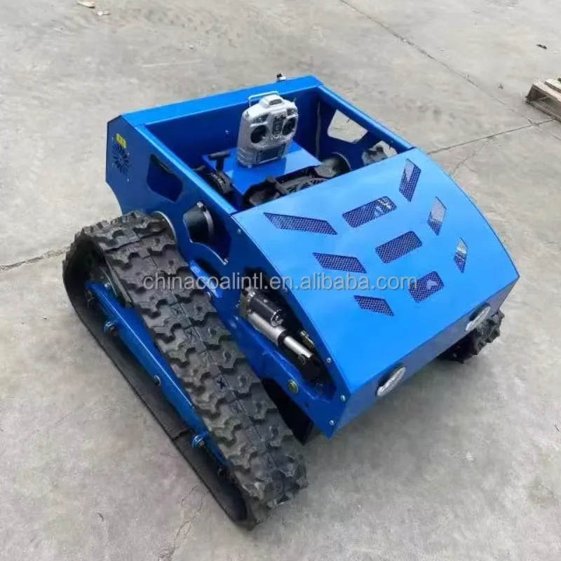 

Rotary Lawn Robotic Mowers Crawler Automated Lawn Mower Self-Propelled Remote Control Garden Grass Cutting Machine