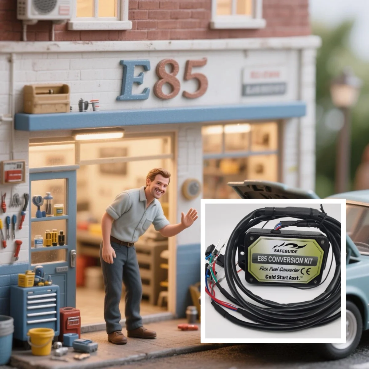 

Универсальный комплект гибкого топлива E85 — модификация автомобиля на этаноле, совместимость с бензиновыми транспортными средствами 98%, конструкция Plug-and-Play