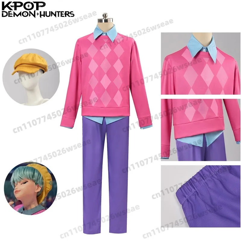 Nouveau K Pop Demons Hunter Saja garçons Cosplay Costume Abby