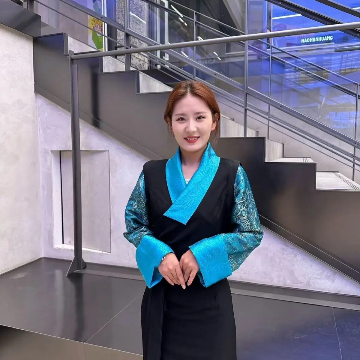 2024年夏新作 レディース チベット風ボラドレス 気質チベット