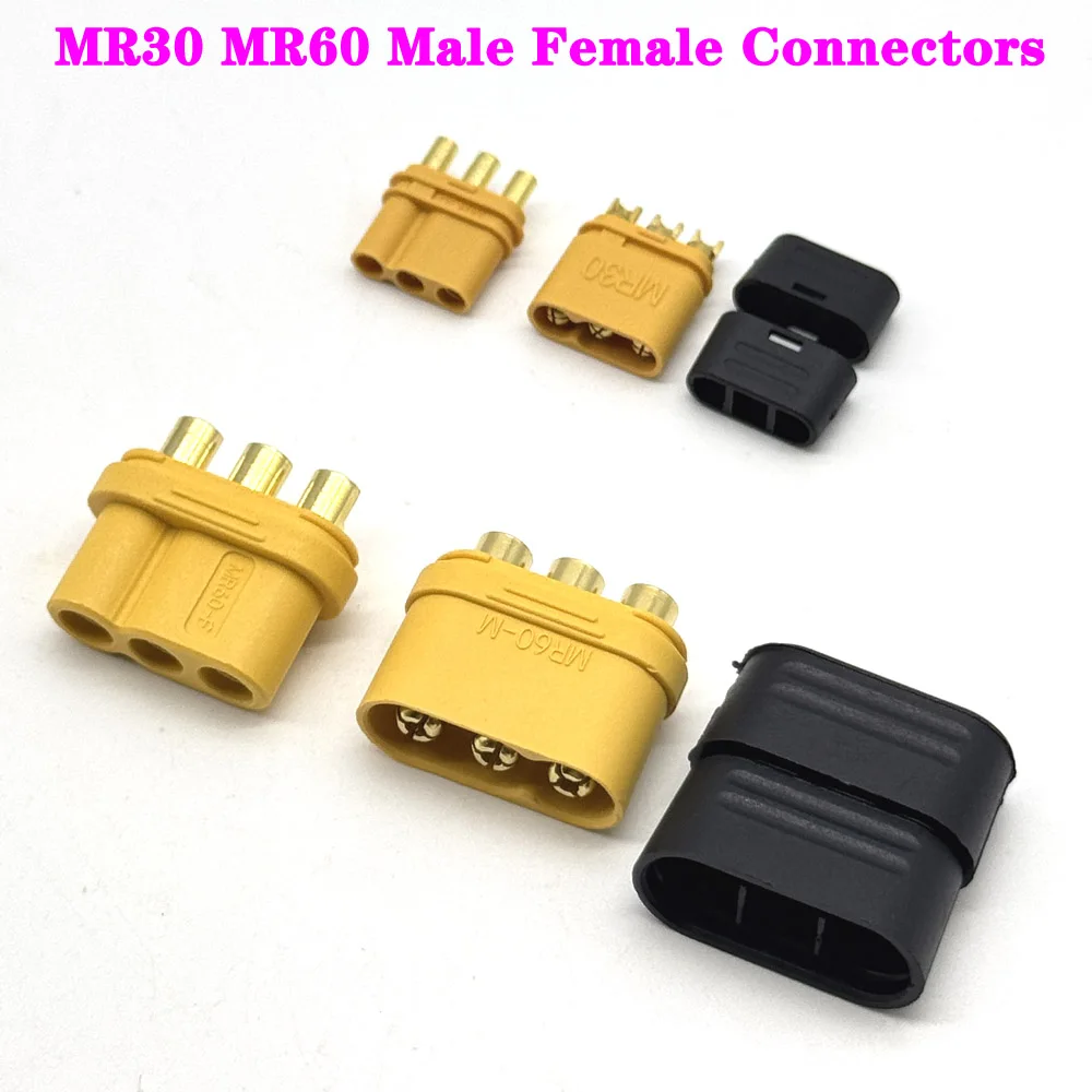 

XT90 60 30 MR 60 Connector XT90H Plug 4.5mm Banana Male Female Adapter for RC Drone Car Lipo Battery Motor With Protective Shell