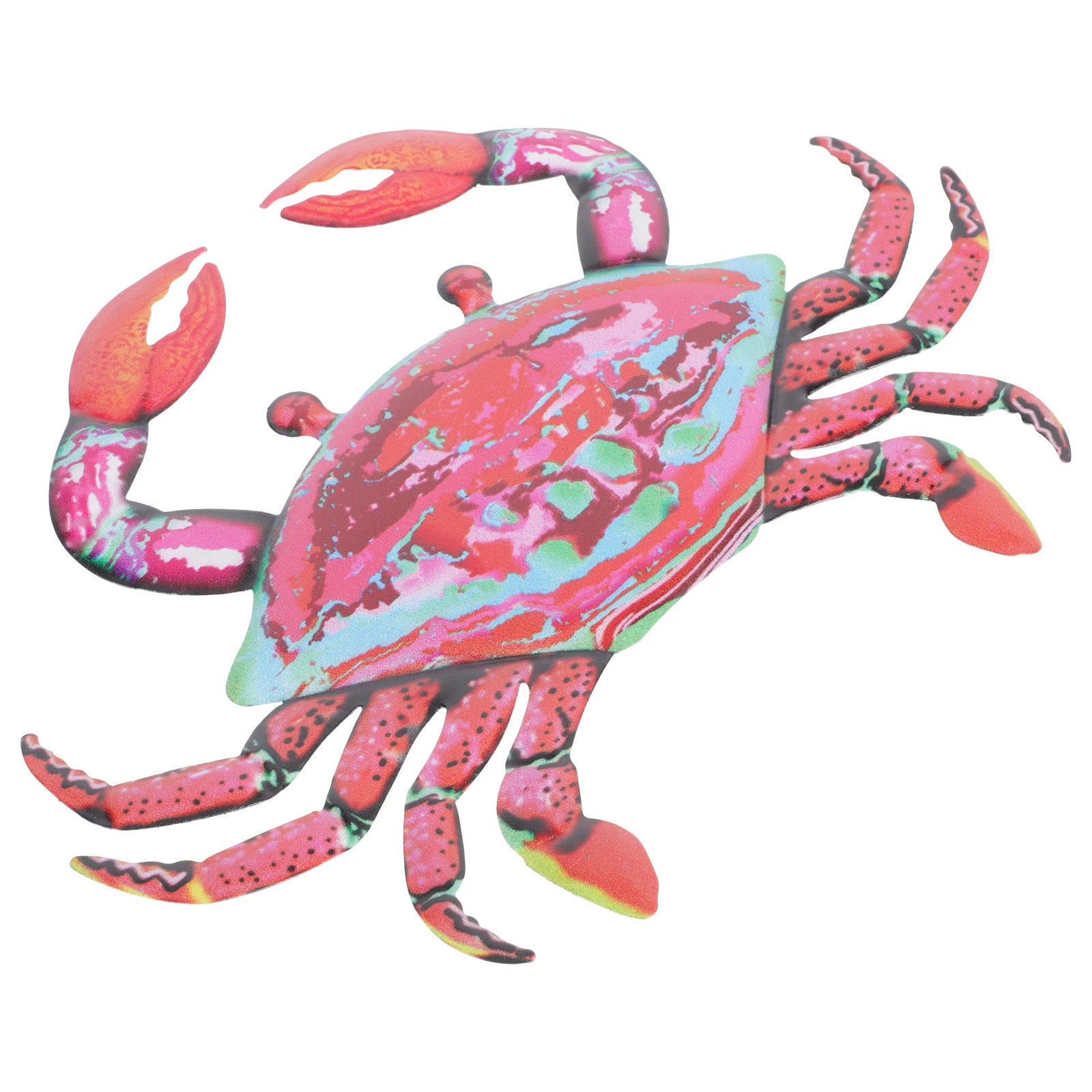 

1pc Crab Wall Decor Iron Decorative Crab Home Office Outdoor Indoor Modern Miniature Models Decorative Pendant