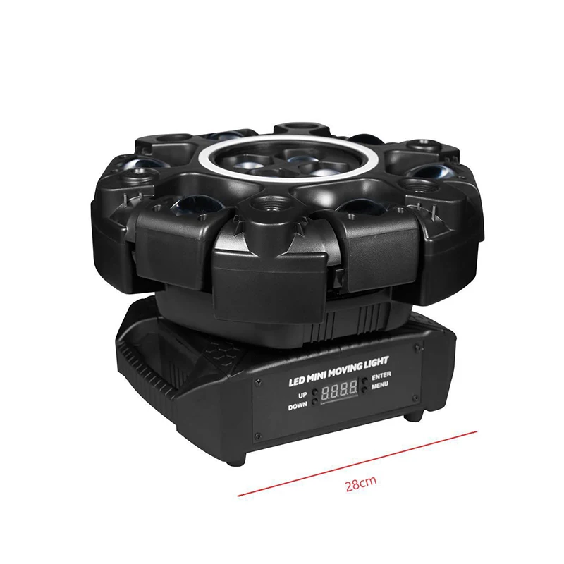 150 واط 6-الذراع RGBW شعاع تتحرك رئيس ضوء مع هالة تأثير ضوء المرحلة DMX512 العسل شعاع ستروب تأثير لحزب DJ #4