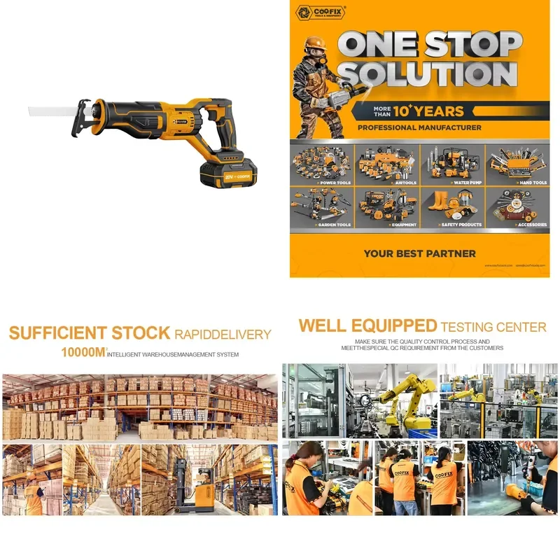 【CHIMU HOME】 20V Cordless Reciprocating Saw for Wood Cutting in Garden and Outdoor Projects