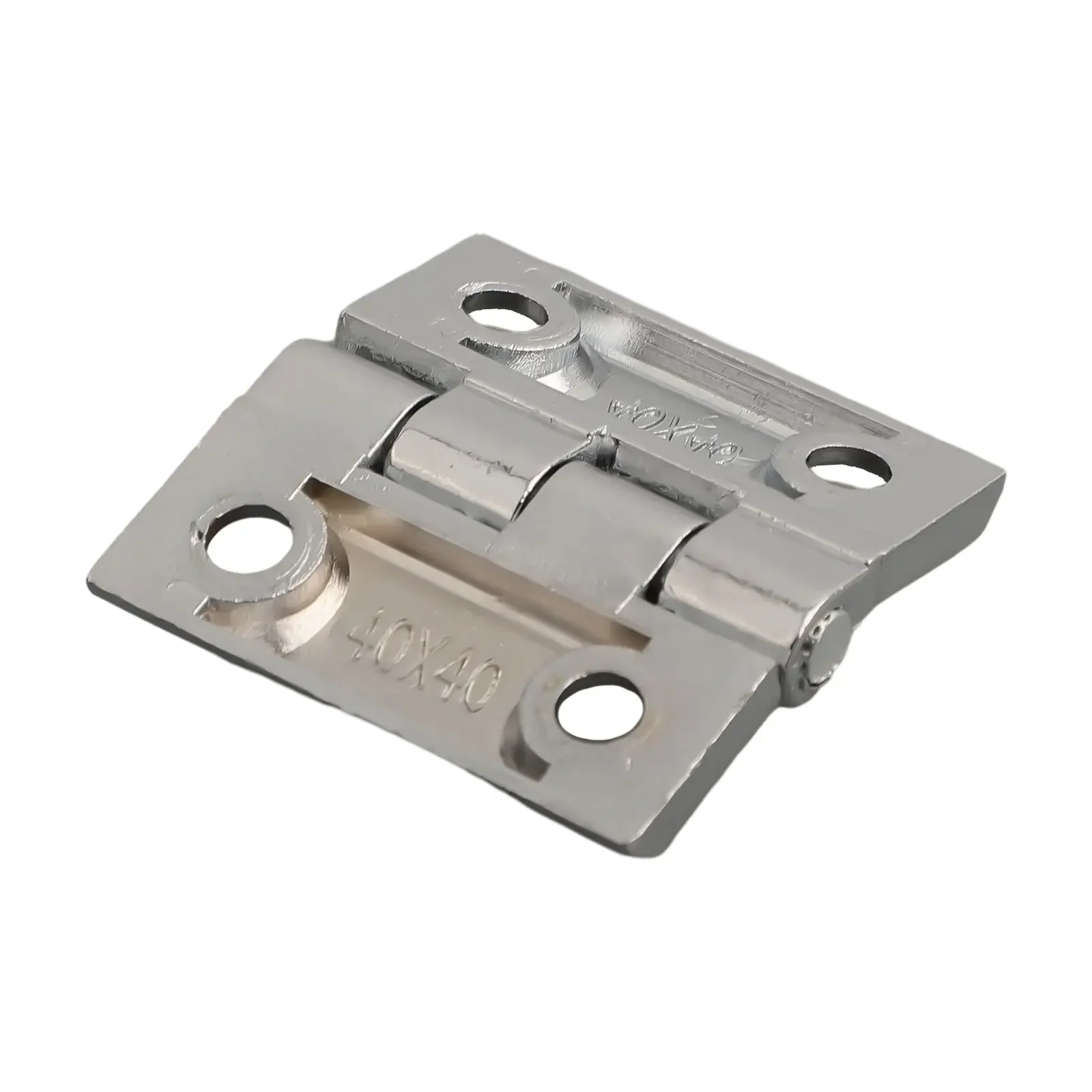 1Pcs 40/50/60mm Zinc AlloyButt Hinges Door Metal Silver Hinges Cabinet Aluminium Box Backflap Windows Hinge Wooden Box Mini Hing