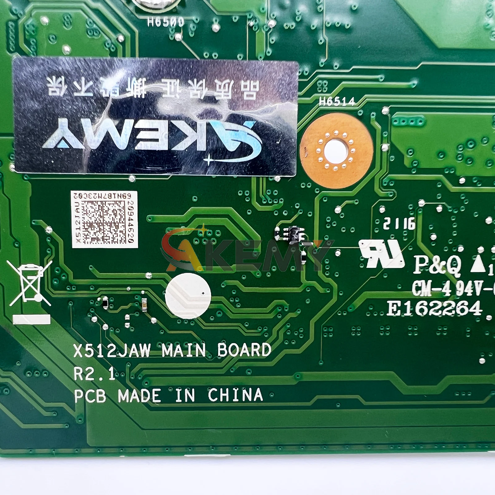 X512JAU اللوحة الأم للكمبيوتر المحمول ASUS V5000J X512JAW A512J F512J S512J X512JP X512J X512JF K512J اللوحة الرئيسية مع الجيل العاشر I3 i5 i7