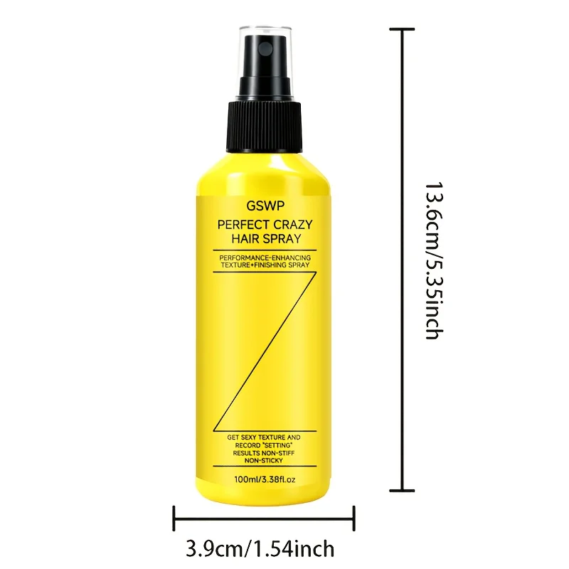 GSWP Volumen- und Fixierspray; schnelle Fixierung, langanhaltendes Volumen, leicht und nicht klebrig, mattes Finish. 100/200 ml. – Detail 2