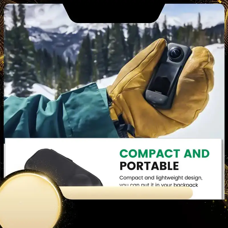 

1 шт. портативная сумка для хранения MINI для Insta 360 ONE X/X2/X3, сумка для переноски, защитная сумка, аксессуар для панорамной камеры
