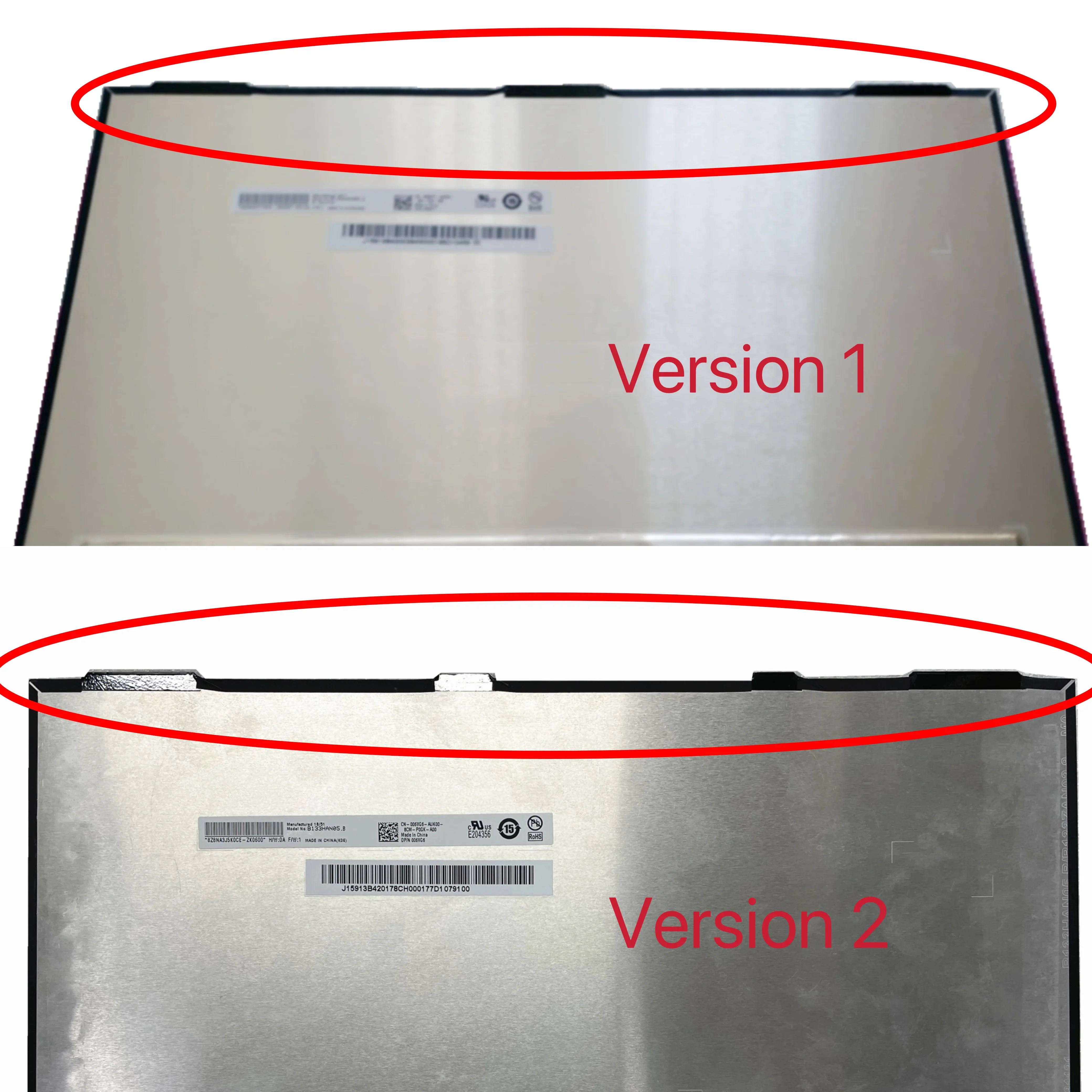 B133HAN05.0 B133HAN05.B LQ133M1JW31 FHD 1920x1080 30pins غير اللمس DP/N 0RN5TT 13.3 بوصة شاشة LCD للكمبيوتر المحمول IPS لوحة استبدال