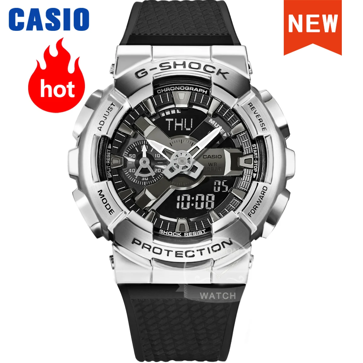 Casio watch for men g shock Neon Black Limited Edition Sporty water-resistant multifunction watch reloj hombre relogios masculin