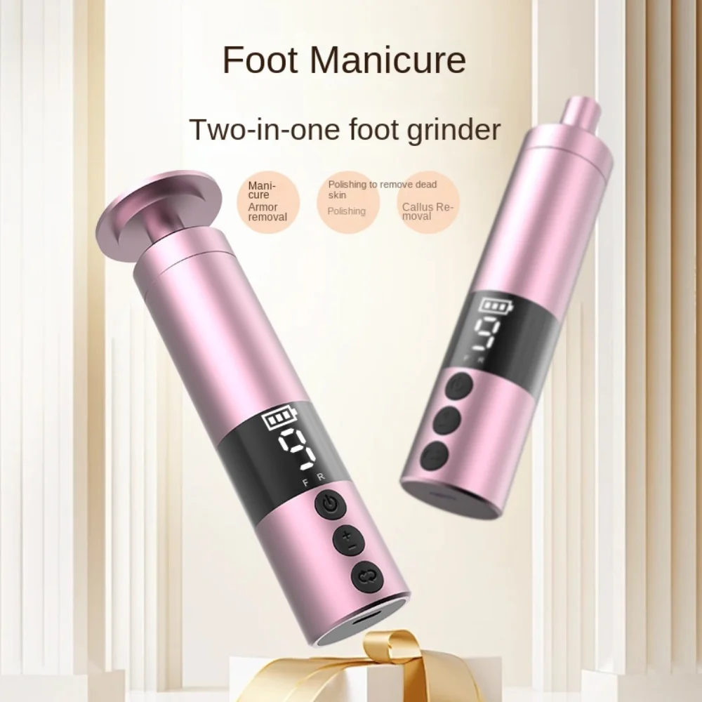

Digital Screen Electric Foot Trimmer Replacement 9 Speed Adjustable Dead Skin Pedicure Tool Portable with Nail File Head
