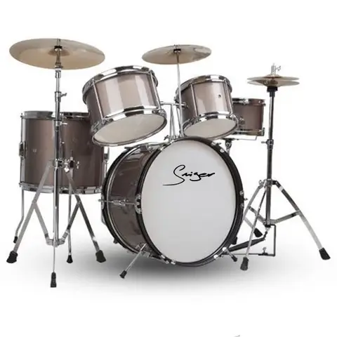Drum Kit  High Quality Musical Percussion Instrument 5 Piece 3 Cymbals Professional Kid Drum Set  Ideal for Beginners, Students