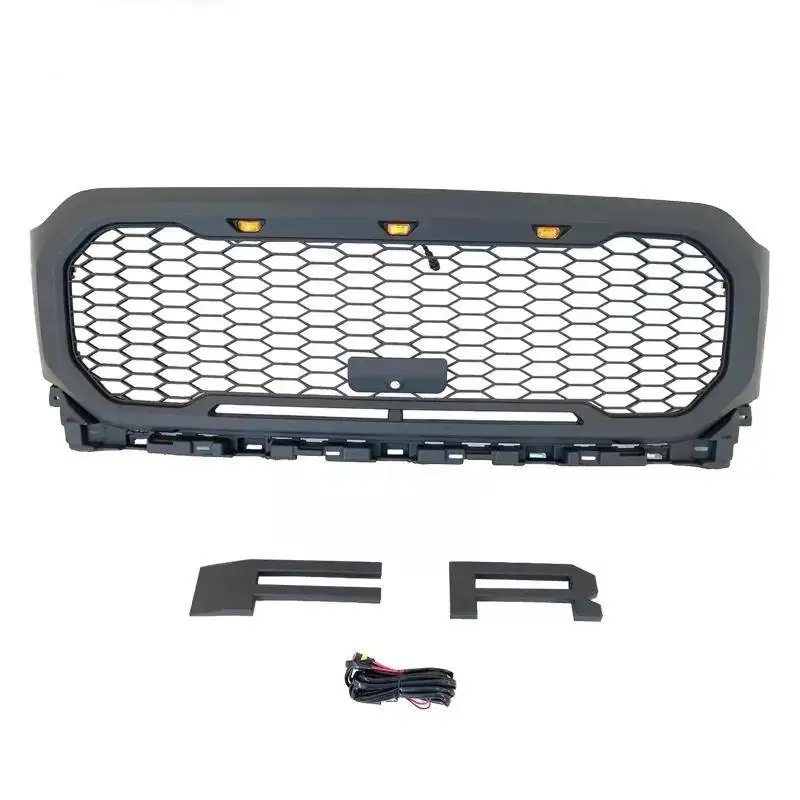 Wholesale factory car accessories Front Grill with light Fit For Grille For Ford pickup F-150 2021 2022 2023 2024