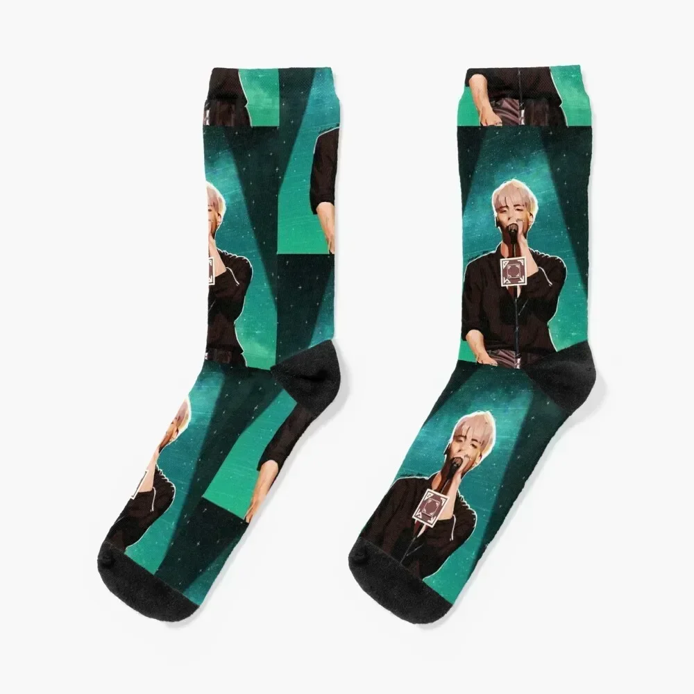 

Shinee Jonghyun Socks cute sport new year professional running Socks For Man Women's