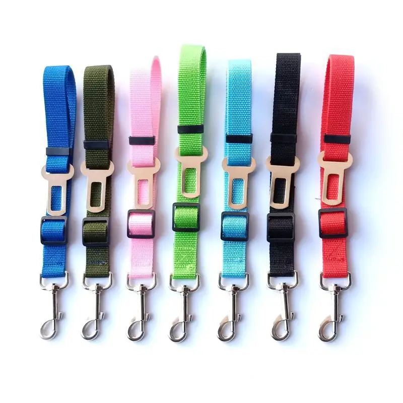 Adjustable Pet Car Safety Belt Dog Leashes Cat Leashes - Secure Adjustable Car Safety Ropes for Dogs And Cats Pet Supplies