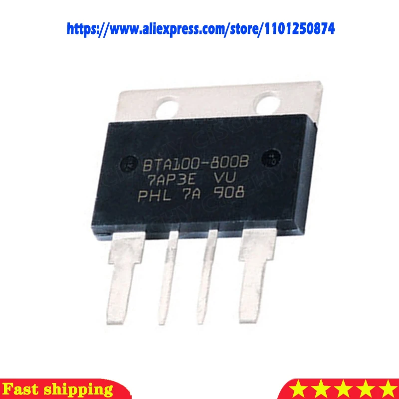 1pcs/lot BTA100-800B BTA100 BTA100-800 100A 800V TO-4PL In Stock