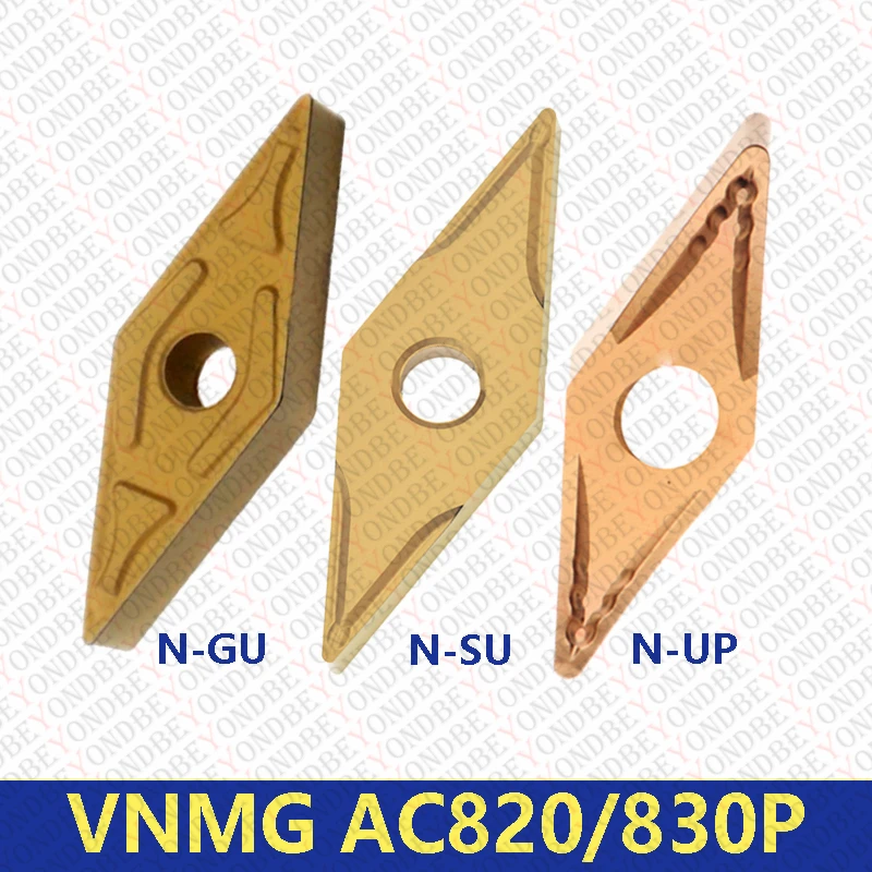 VNMG160404N-GU VNMG160408N-GU VNMG160412N-GU-SU-UP AC820P AC830P VNMG 160404 VNMG1604 Lathe Cutter Cabride Inserts For Steel