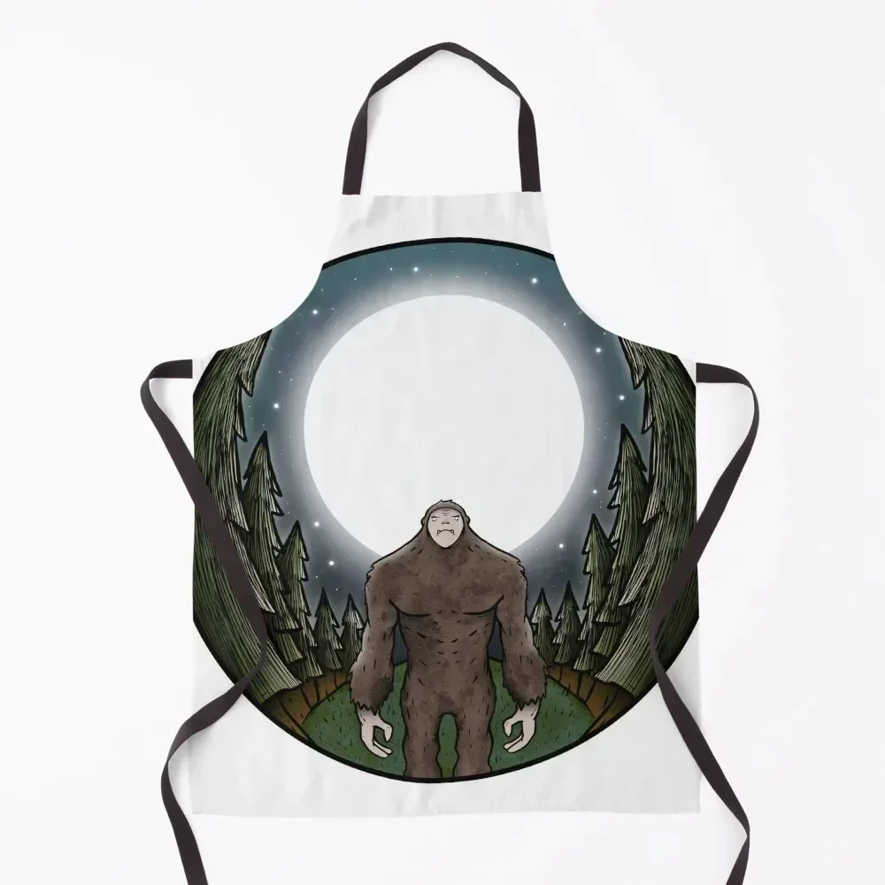 

Bigfoot Apron For Woman Customizable Custom bib Apron