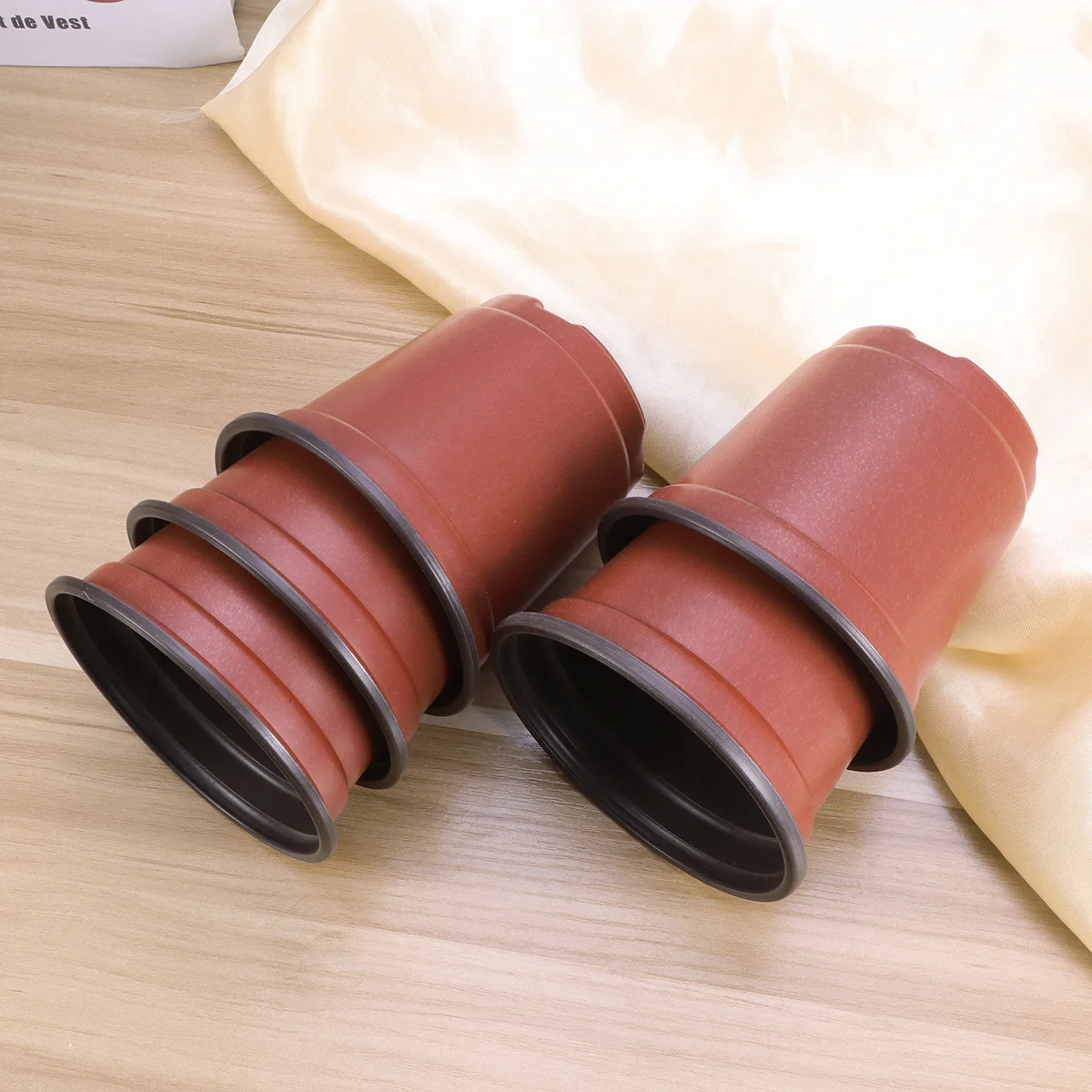 

30pcs Plastic Flower Pot 10Cm Minimalist Succulents Cacti Plants Decorative Set For Desk Window Sill Garden Storage