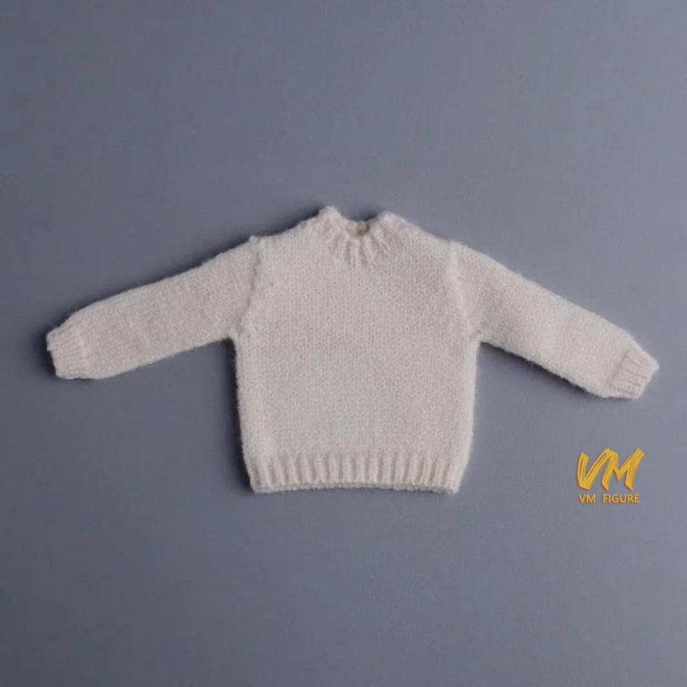 1/12 Scale Trendy Fashion Long-sleeved Knitted Shirt Sweater Leisure Pants Model Fit 6 inch Male Action Figure BJD Dolls
