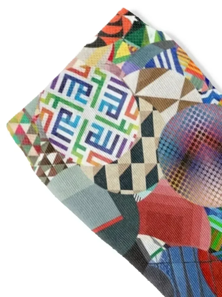 Geometric Art Socks man floral with print funny sock Socks Women Men's